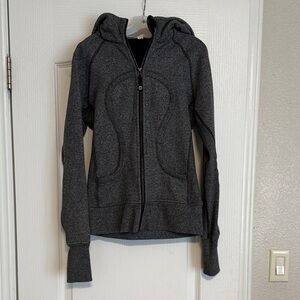 lululemon athletica Charcoal Zip-Up Hoodie